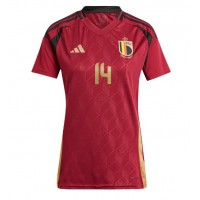 Maglie da calcio Belgio Dodi Lukebakio #14 Prima Maglia Femminile Europei 2024 Manica Corta